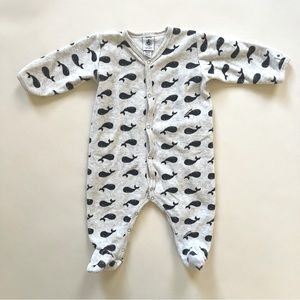 Petit Bateau whale footie